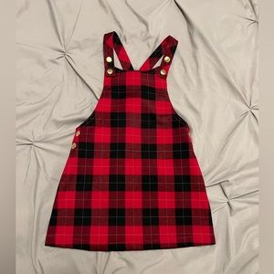 Plaid jumper dress - 3T